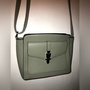 Sage green crossbody bag